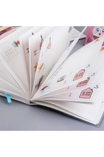 Raffine Unicorn Notebook Monthly Weekly Planner Agenda Diary Journal School Office Writing Stationery