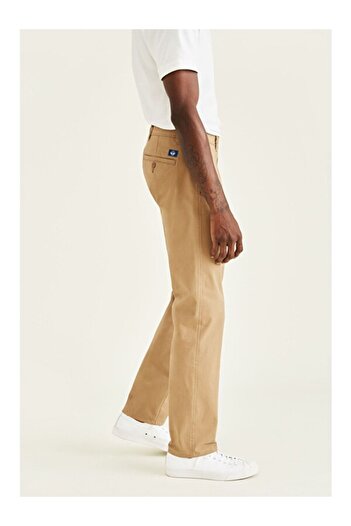 Dockers Smart 360 Flex Bej Ultimate Straight Fit Chino Pantolon