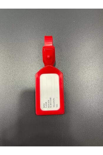 Seyahat Club Travel Accessory Red Snoopy Designed Luggage Bag Suitcase Label