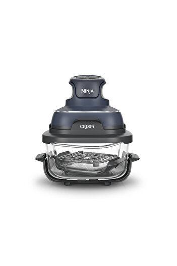 NINJA CRISPi 4-in-1 Taşınabilir Cam Hazneli Pişirme Sistemi - Blue
