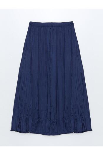 LC Waikiki Satin Women's Skirt with Elastic Waist