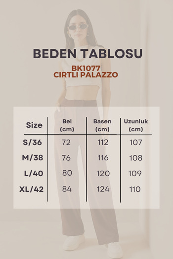 Balenbi Lycra Velcro Closure Women's Palazzo Pants - 1077