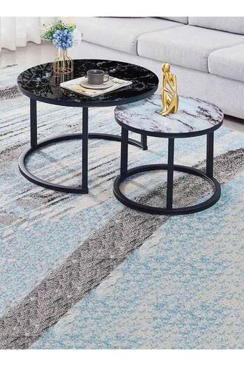 Raffine Set of 2 Multipurpose Modern Design Stylish Nordic Japanese Style Coffee Table