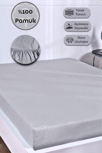 MODALİN Fitted Sheet Double Size – 180X200+30 cm – Matriss