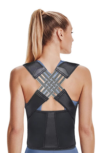 ALEXANDER HUD Women Men Erect Posture Corset Humpback Anti Kyphosis Adjustable Back Support