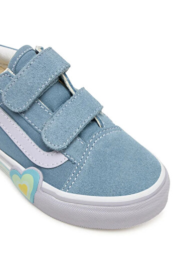 Vans Mavi Kız Çocuk Yürüyüş Ayakkabısı VN000D4DCFL1-Old Skool V Heart