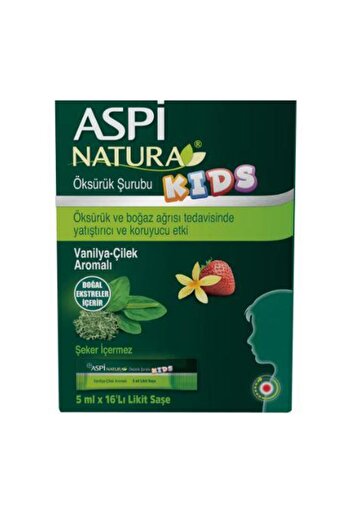 Aspinatura Aspi NATURA® KIDS Şurubu 16’Lı Likit Saşe