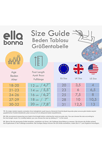 Ella Bonna Unisex Bebek Çocuk Deniz Ayakkabısı Havuz Patiği 2'lİ  Paket Gökkuşağı Ve Deniz Anası