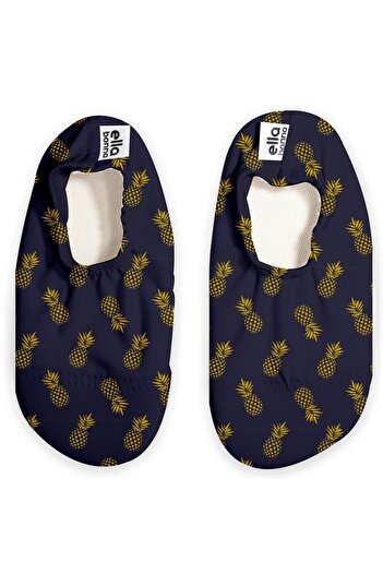 Ella Bonna Unisex boty na moře a do bazénu s protiskluzovou podrážkou pro miminka a děti – ananas