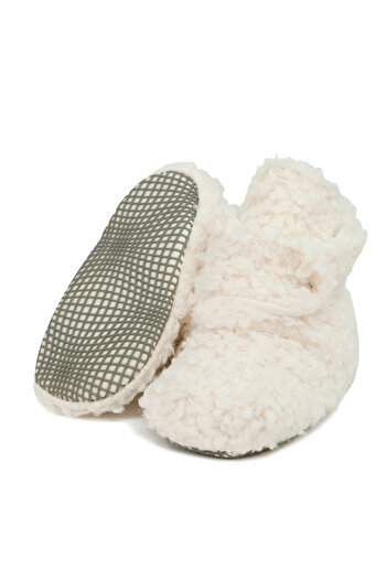 Ella Bonna Baby Shoe - Anti-Slip Base, Organic Cotton Lined, Anti-Sweat Off-White
