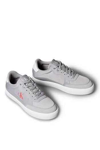 Calvin Klein Gri Erkek Sneaker CLASSIC CUPSOLE MG NYLON MIX