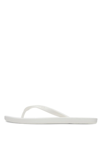Crocs Λευκές Γυναικείες Παντόφλες Παραλίας 210089_100