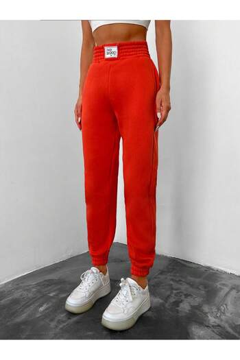 Mood Lab Women's 3 Thread Raised Elastic Sweatpants