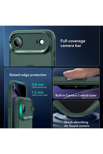 ESR Case for iPhone 17 Air, Classic Hybrid HaloLock, Green