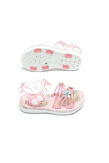 GEZER 00105 Yazlık Kaydırmaz Taban Kız Bebe Sandalet