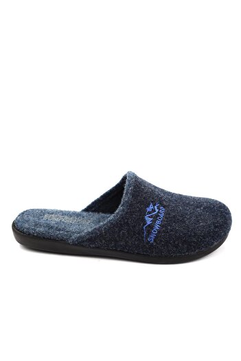 GEZER 15337 Men's Winter Removable Felt Sole Home Carpet Slippers