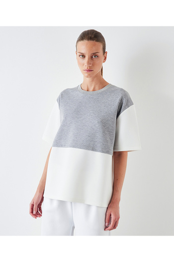 İpekyol Colorblock scuba T-shirt