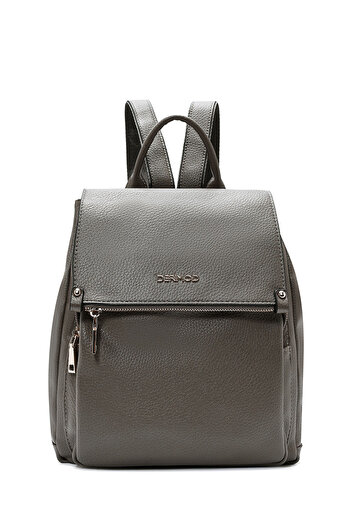 Derimod Women's Gray Casual Backpack 25Abd2455Ft