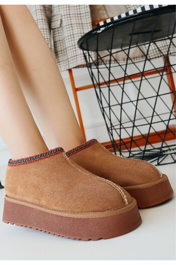 karadağsb Eyesof Foyk Tan Suede Boots