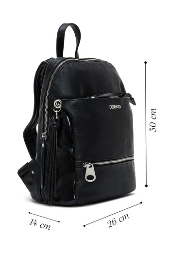 Derimod Women's Black Casual Backpack 25Wbd2500Ft