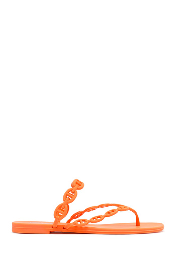 Derimod Women's Orange Flip Flops Jelly Slippers 25Sfe4750Pv