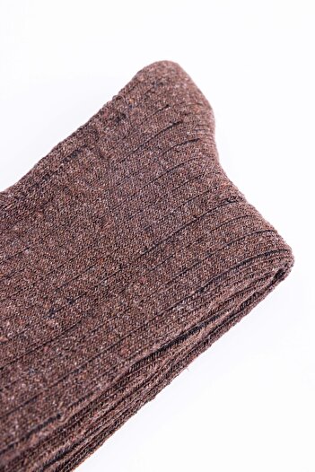 Tudors Thick Cut Brown Men's Winter Socks