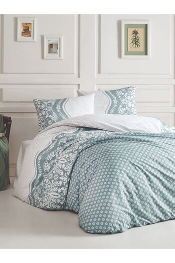 Taç Dafne Crystal Double Ranforce Duvet Cover Set