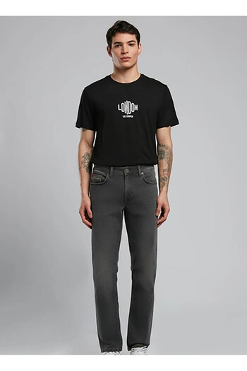Lee Cooper Normal Bel Slim Straight Men's Denim Trousers 252 Lcm 121011 Jagger Sprang Brown