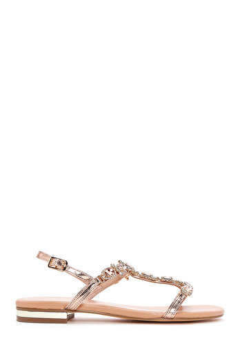 Derimod Women's Beige Stone Sandals 25Sfd 440514