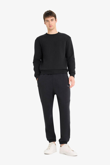 DeFacto Black Men's Sweatshirt T3777Az/Bk81