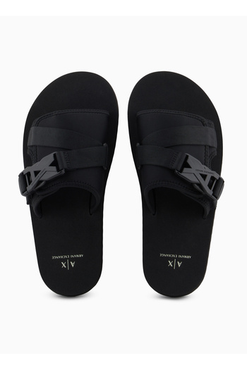 Armani Exchange Siyah Erkek Plaj Terliği XUP016