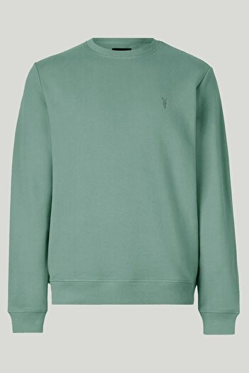 COMBİNE MİCHAİL Κανονικό ανδρικό φούτερ Çağla Renk Basic Crew Neck Relaxed