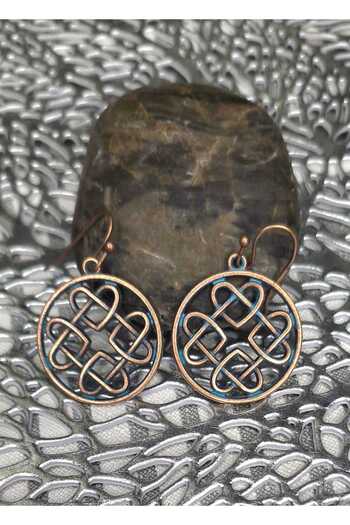 Ivory Pearl Ethnic Otanic Retro Earrings