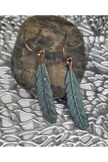 Ivory Pearl Ethnic Authentic Retro Earrings