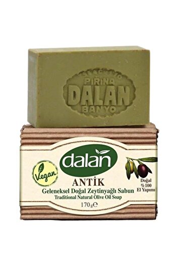 Dalan صابون زيت الزيتون الطبيعي التقليدي القديم المصنوع يدويًا 170 جرام