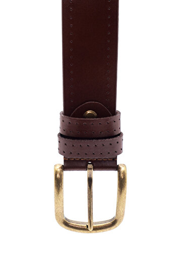 Derimod Men's Brown Leather Belt 000A2D1302018
