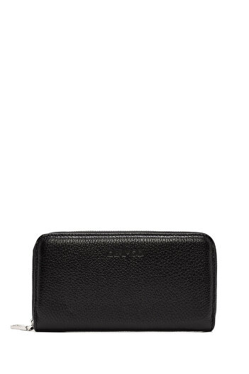 Derimod Black Leather Men's Handbag - 23Wbd3301Ft