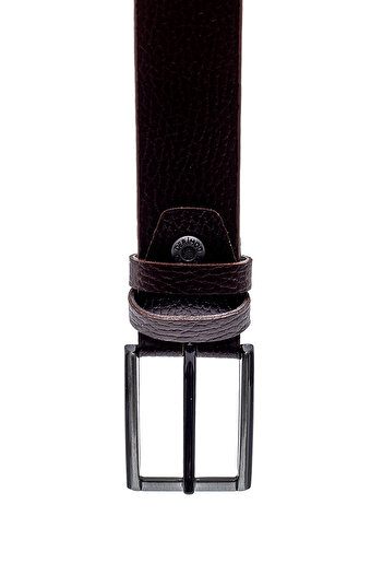Derimod Men's Brown Leather Belt 000A2D12043Ft
