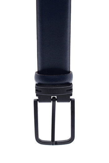 Derimod Men's Navy Blue Leather Belt 000A2D1302218
