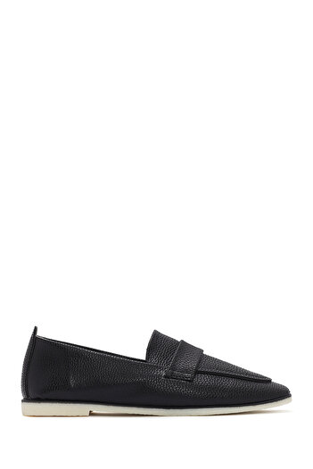 Derimod Women's Black Masculine Penny Loafer Shoes Casual Shoes Daily Shoes 24Sfe4026Ft