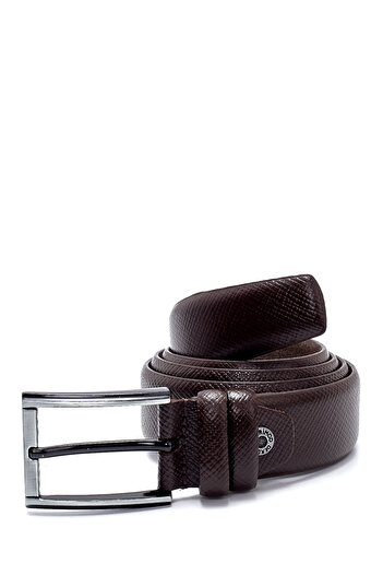 Derimod Men's Brown Leather Belt 000A2D1222026