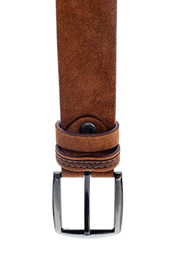 Derimod Men's Tan Casual Leather Belt 000A2D12252V3