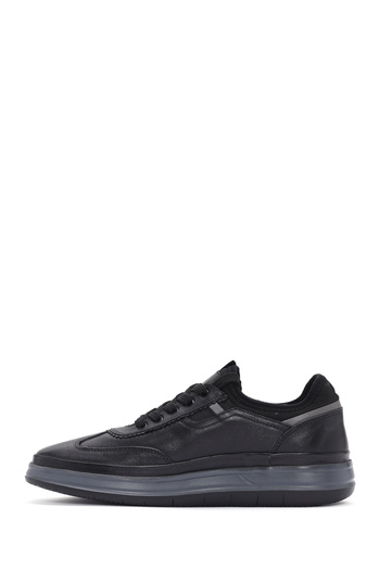 Derimod Men's Black Lace-Up Leather Sneaker 24Sfd623318