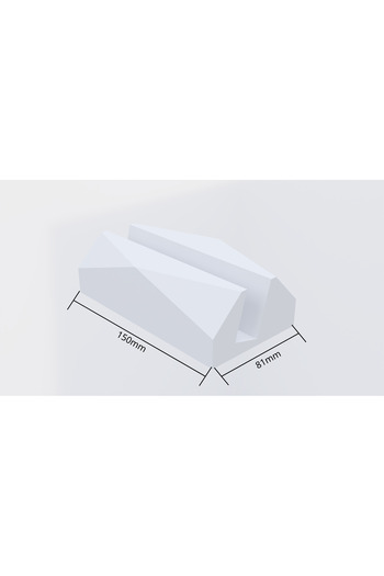 Black Edge 3D printing Vertical Laptop Stand