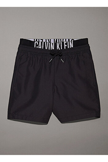 Calvin Klein Siyah Erkek Çocuk Şort Mayo KV0KV00054BEH