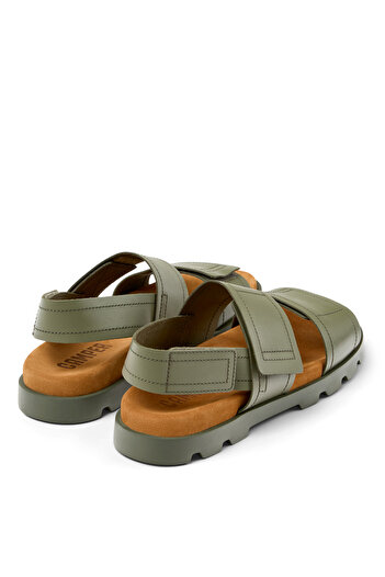 CAMPER Deri Haki Erkek Sandalet BRUTUS SANDAL