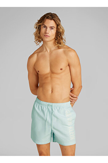 Calvin Klein Mavi Erkek Şort Mayo KM0KM01092CHJ