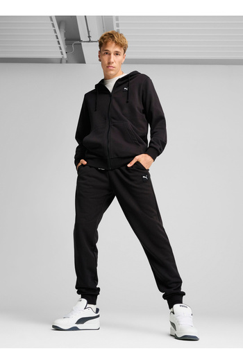 Puma Puma 68485501 Hooded Sweat Suit Siyah Dik Yaka Regular Fit Düz Erkek Eşofman Takımı