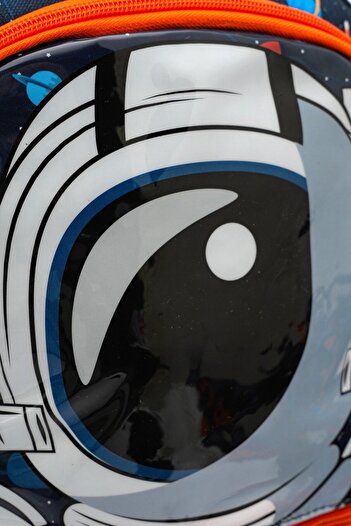 Wia Navy Blue Astronaut Lunchbox with Thermos
