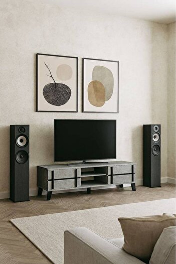 Al Saada Home Limited Quantity - TV Unit 160×40×50cm - Grey
